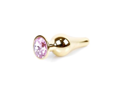 Plug-Jewellery Gold BUTT PLUG- Rose - 7