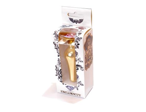 Plug-Jewellery Gold BUTT PLUG- Rose - 10