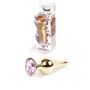 Plug-Jewellery Gold BUTT PLUG- Rose - 10