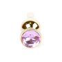 Plug-Jewellery Gold BUTT PLUG- Rose - 2