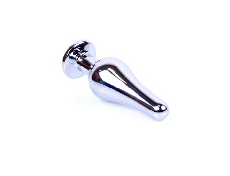 Plug-Jewellery Silver BUTT PLUG- Black - 2