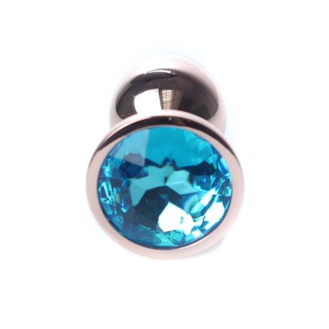 Plug-Jewellery Red Gold PLUG- Light Blue