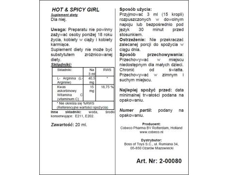 Supl.diety-Hot Spicy Girl 20ml - 4