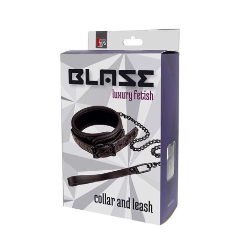 BLAZE COLLAR AND LEASH PURPLE