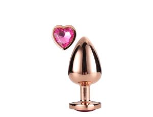 GLEAMING LOVE ROSE GOLD PLUG LARGE - image 2