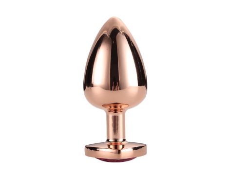 GLEAMING LOVE ROSE GOLD PLUG LARGE - 3