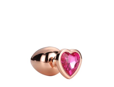 GLEAMING LOVE ROSE GOLD PLUG LARGE - 4