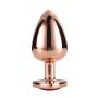 GLEAMING LOVE ROSE GOLD PLUG LARGE - 4