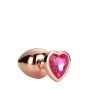 GLEAMING LOVE ROSE GOLD PLUG LARGE - 5