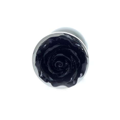 Plug-Jewellery Silver PLUG ROSE- Black