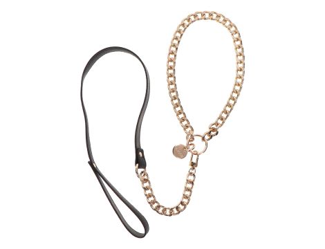 Statement Collar and leash Rose Gold - 4