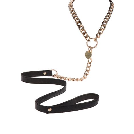 Statement Collar and leash Rose Gold - 3