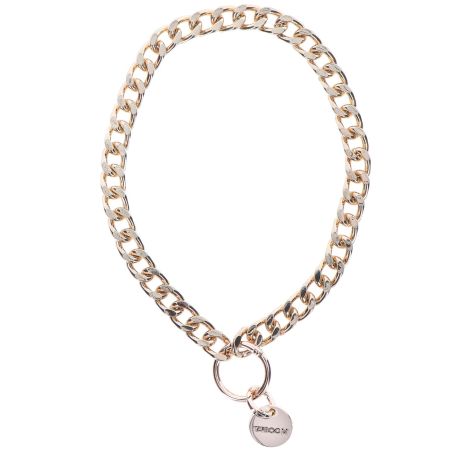 Statement Collar and leash Rose Gold - 5