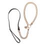 Statement Collar and leash Rose Gold - 5