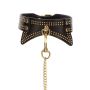 Studded Collar and Leash Black - 11