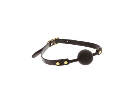 Studded Mouth Gag Black - 7