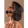 Studded Mouth Gag Black - 3