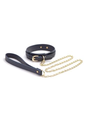 Bondage Couture Collar & Leash Blue