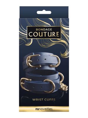 Bondage Couture Wrist Cuff Blue - image 2