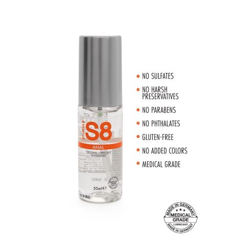 S8 WB Anal Lube 50ml Natural - 2