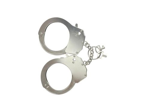 Kajdanki-Śmieszna zabawka-kadank- Metallic Handcuffs - 3