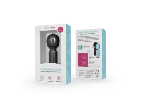 Mini Vibe Wand Vibrator - Black - 2