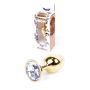 Plug-Jewellery Gold PLUG- Clear - 9