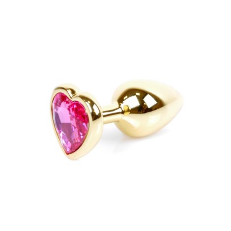 Plug-Jewellery Gold  Heart PLUG- Pink - 6