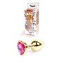 Plug-Jewellery Gold  Heart PLUG- Pink - 9