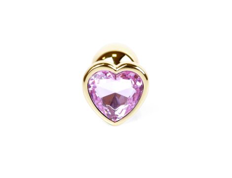 Plug-Jewellery Gold  Heart PLUG- Rose