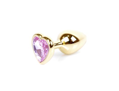 Plug-Jewellery Gold  Heart PLUG- Rose - 6