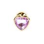 Plug-Jewellery Gold  Heart PLUG- Rose - 2