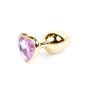 Plug-Jewellery Gold  Heart PLUG- Rose - 7