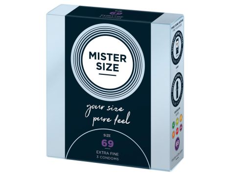 Mister Size 69mm pack of 3 - 2