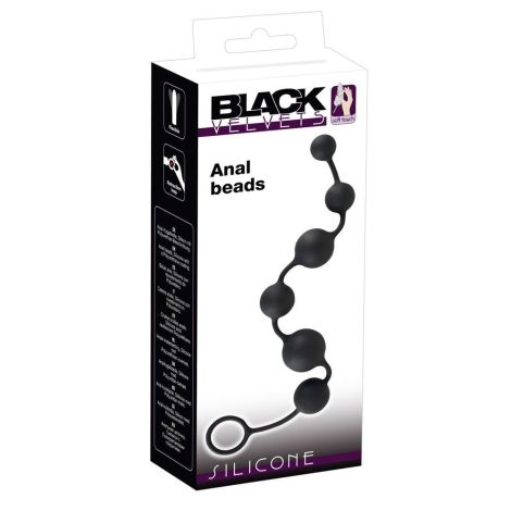 Black Velvets Anal Beads