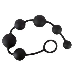 Black Velvets Anal Beads - image 2