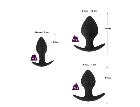 Black Velvets Anal trainer set - 8