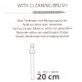 Glass Drinking Straw Willy x 4 - 10