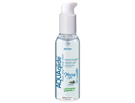 Żel/sprej-AQUAglide Massage+Glide Lemongrass, 200ml