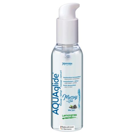 Żel/sprej-AQUAglide Massage+Glide Lemongrass, 200ml