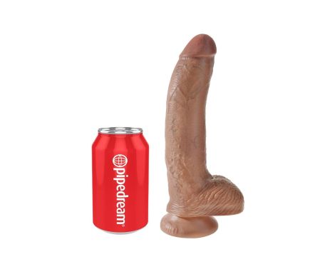 KING COCK 9 INCH COCK WITH BALLS TAN