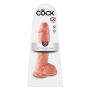 KING COCK 10 INCH COCK WITH BALLS LIGHT - 6