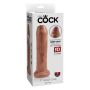 KING COCK 7 INCH UNCUT TAN - 5