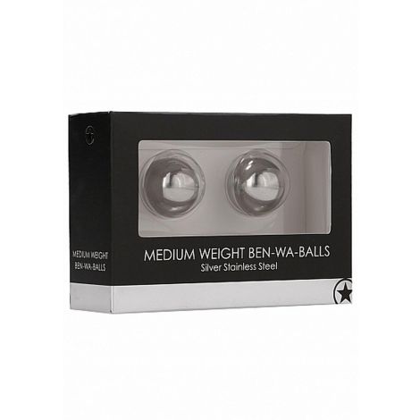 Medium Weight Ben-Wa-Balls - Silver - 2