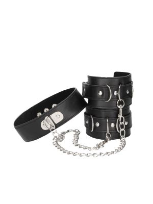 Bonded Leather Collar With Hand Cuffs - image 2