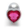 Heart Gem Butt Plug - Small - 6