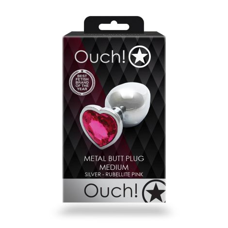 Heart Gem Butt Plug - Medium - 2