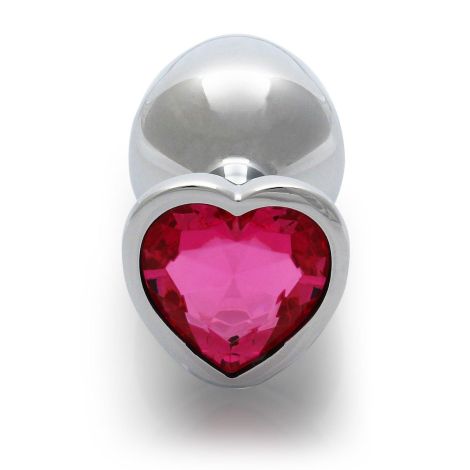 Heart Gem Butt Plug - Medium - 5