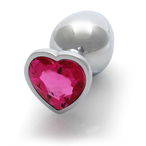 Heart Gem Butt Plug - Medium - 7