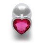 Heart Gem Butt Plug - Medium - 6